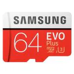 Samsung EVO Plus 64 GB microSDXC Memory Card with Adapter