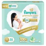 Pampers Premium Care New Baby Pants (S) 24 count (Up to 5 kg)