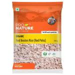 Pro Nature Organic Red Beaten Rice Thick Poha / Aval 500 g