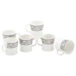 BP Bharat Magic Assorted Ceramic Coffee Mug 180 ml (Set of 6)