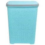 Polyset Elegance Sky Blue Polypropylene Laundry Basket 87 L