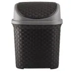 Polyset Brio Plastic Assorted Swing Dustbin 6.2 L