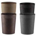 Polyset Eden Assorted Plastic Dustbin 9.8 L - Design / Colour may vary