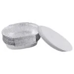 Freshee Oval Aluminum Disposable Container with Lid 600 ml (25 pcs)