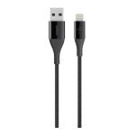Belkin F8J207BT04-BLK MFi Certified Kevlar USB to Lightning Cable, Black