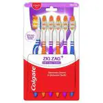 Colgate Zig Zag (Medium) Anti Bacterial Toothbrush 6 pcs
