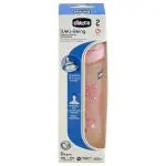 Chicco Pink Well-Being Medium Flow Feeding Bottle (2 months +) 250 ml