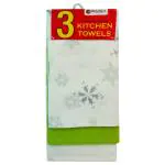 Bianca Assorted Cotton Kitchen Towel 3 pcs