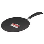 Kitchen Essentials Black Round Hard Anodized Chapati Tawa 11 inch with Bakelite Handle
