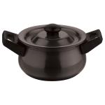 Kitchen Essentials Black Round Hard Anodised Induction Base Handi with Lid 15 inch