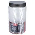 Polyset Raga Transparent Round Plastic Jar 1.5 L