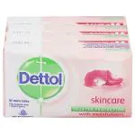 Dettol Skincare Soap with Moisturizers 75 g (Pack of 4)