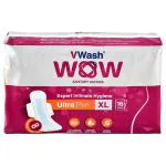 Vwash Wow Ultra Thin Sanitary Napkin with Wings (XL) 16 pads