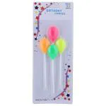 Party Kingdom Star Stick Candle (Pack of 4)