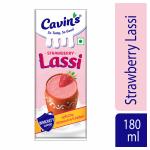 Cavins Strawberry Lassi 180 ml (Tetra Pak)