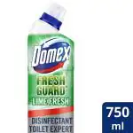 Domex Fresh Guard Lime Fresh Disinfectant Toilet Expert 750 ml
