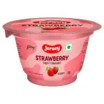 Jersey Strawberry Fruit Yogurt 100 g (Cup)
