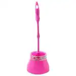 Home Brite Round Toilet Brush with Container