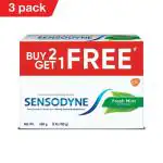 Sensodyne Fresh Mint Toothpaste 150 g (Buy 2 Get 1 Free)