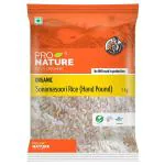 Pro Nature Organic Hand Pounded Sona Masoori Rice 1 kg