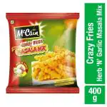 McCain Crazy Fries With Masala Mix (Herb 'N' Garlic) 400 g