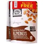 Wonderland Foods Premium Roasted & Salted Almonds 200 g (Buy 1 & Get 1 free)
