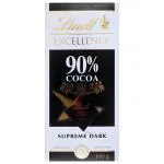 Lindt Excellence 90% Cocoa Supreme Dark Chocolate 100 g