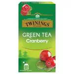 Twinings Cranberry Green Tea Bags 25 pcs