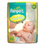 Pampers New Born Baby Diapers 72 count (Up to 5 kg)