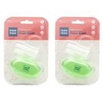 Mee Mee Green Unique Finger Brush (Pack of 2)