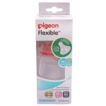 Pigeon Flexible Red Nursing PP Bottle with 2 Nipples (S) 0 months + 120 ml
