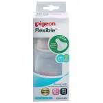 Pigeon Flexible Pink Nursing PP Bottle with 2 Nipple (S) 0 months + 120 ml