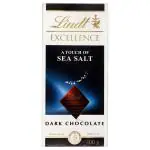 Lindt Excellence Sea Salt Dark Chocolate 100 g