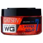 Gatsby Water Gloss Hyper Solid Holding Level 7 Wet Look Styling Hair Gel 150 g