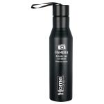 Home One Black Stainless Steel Water Bottle 1 L