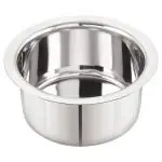Home One Stainless Steel Flat Bottom Tope (No. 10)