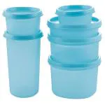 Joyo Fresherware Assorted Colour Plastic Tiffin Box Set (6 pcs)