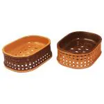 Nakoda Bamboo, Brown Polypropylene Copolymer Gem Soap Dish
