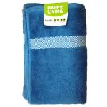 Happy Living Teal Blue Cotton Bath Towel 70x140 cm