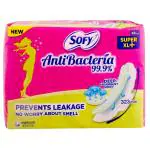 Sofy Anti Bacteria Sanitary Napkin with Wings (XL+) 30 pads