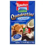 Loacker Quadratini Coconut Wafer Cookies 125 g