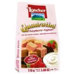 Loacker Quadratini Raspberry Yoghurt Wafer Cookies 110 g