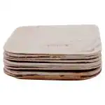 Ezee Eco-friendly Square Areca Leaf Disposable Plates 7 inch (10 pcs)