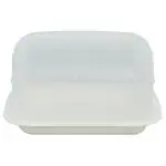 Signoraware White Rectangular Plastic Butter Box 18x13 cm