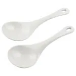 Iveo White Melamine Serving Spoon 6 cm (Set of 2)