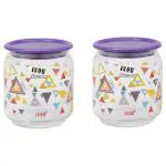 Iveo Amaze Cambridge Glass Storage Jar 500 ml (2 pcs)