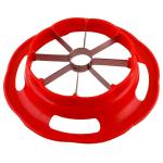 Ritu Jumbo Red Stainless Steel Apple Cutter (J-181)