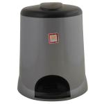 All Time Sliver Plastic Pedal Bin 5 L