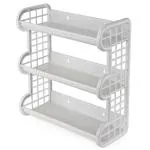 Cello Japan Granite White Plastic Storage Shelf 40x18x12 cm