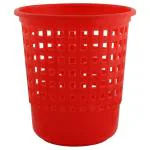 Cello Red Plastic Jali Dustbin 8 L